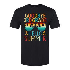 Goodbye 3rd Grade Hello Summer Last Day Of School Kids Softstyle CVC T-Shirt