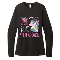 Goodbye 3rd Grade Hello 4th Grade Cute Unicorn Girl Womens CVC Long Sleeve Shirt