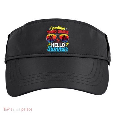 Goodbye 3rd Grade Hello Summer Graduation Last Day Of School Adult Drive Performance Visor