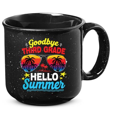 Goodbye 3rd Grade Hello Summer Graduation Last Day Of School 15oz Campfire Ceramic Mug