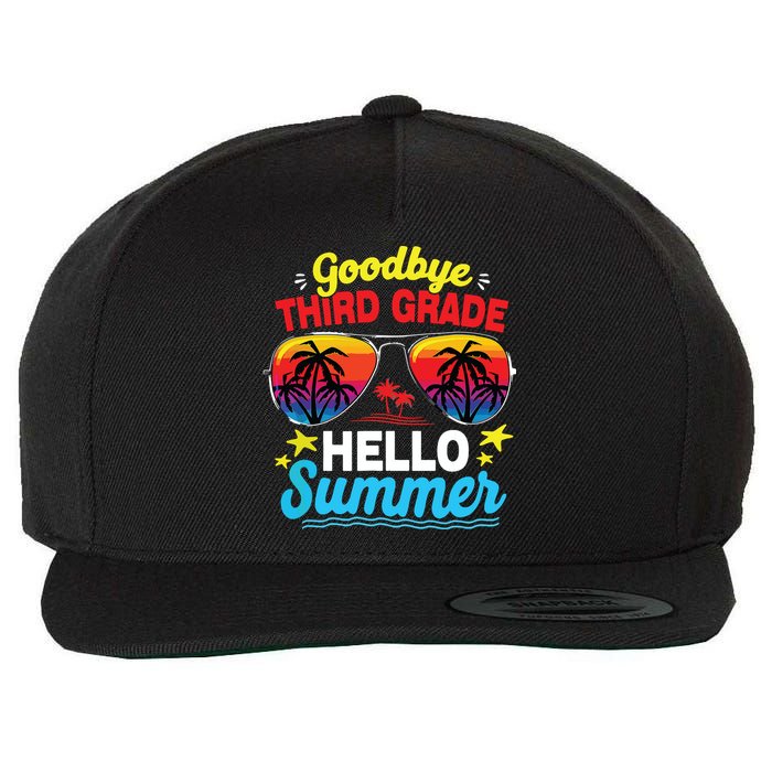 Goodbye 3rd Grade Hello Summer Graduation Last Day Of School Wool Snapback Cap