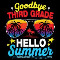 Goodbye 3rd Grade Hello Summer Graduation Last Day Of School Wool Snapback Cap