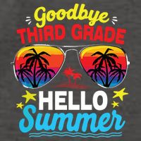 Goodbye 3rd Grade Hello Summer Graduation Last Day Of School Vector Backpack
