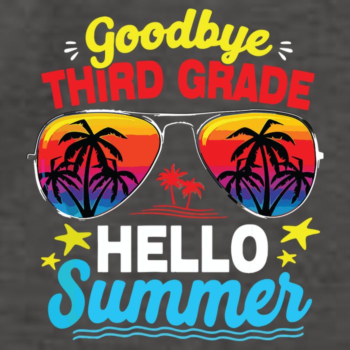 Goodbye 3rd Grade Hello Summer Graduation Last Day Of School Vector Backpack