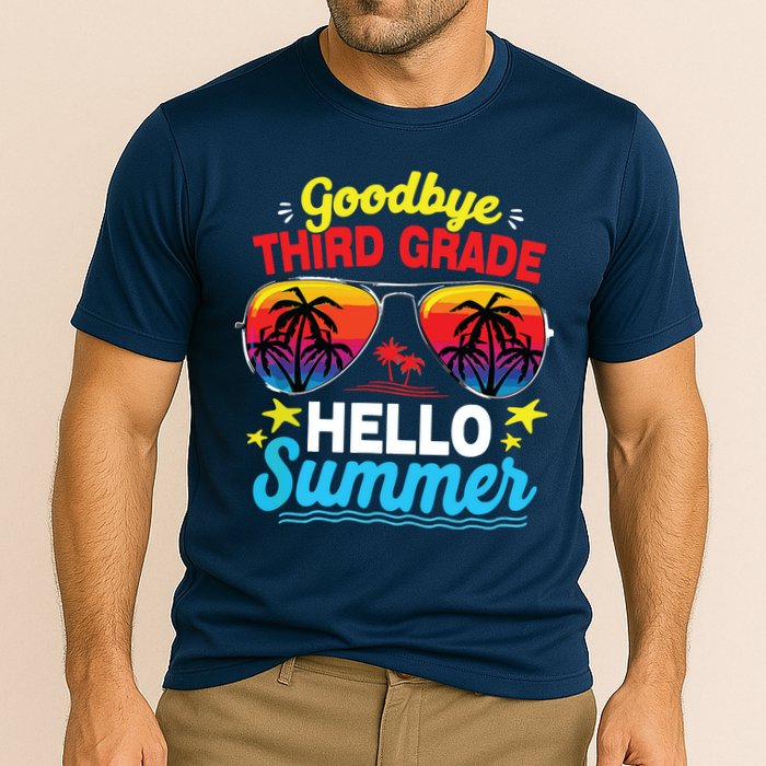 Goodbye 3rd Grade Hello Summer Graduation Last Day Of School Performance Shirt