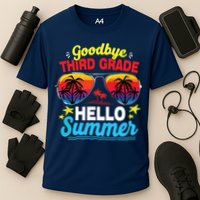 Goodbye 3rd Grade Hello Summer Graduation Last Day Of School Performance Shirt