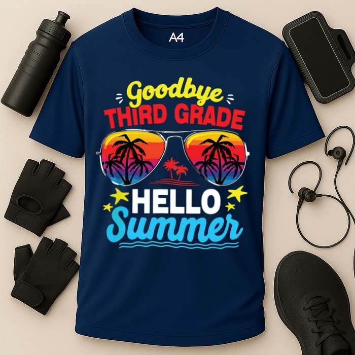 Goodbye 3rd Grade Hello Summer Graduation Last Day Of School Performance Shirt