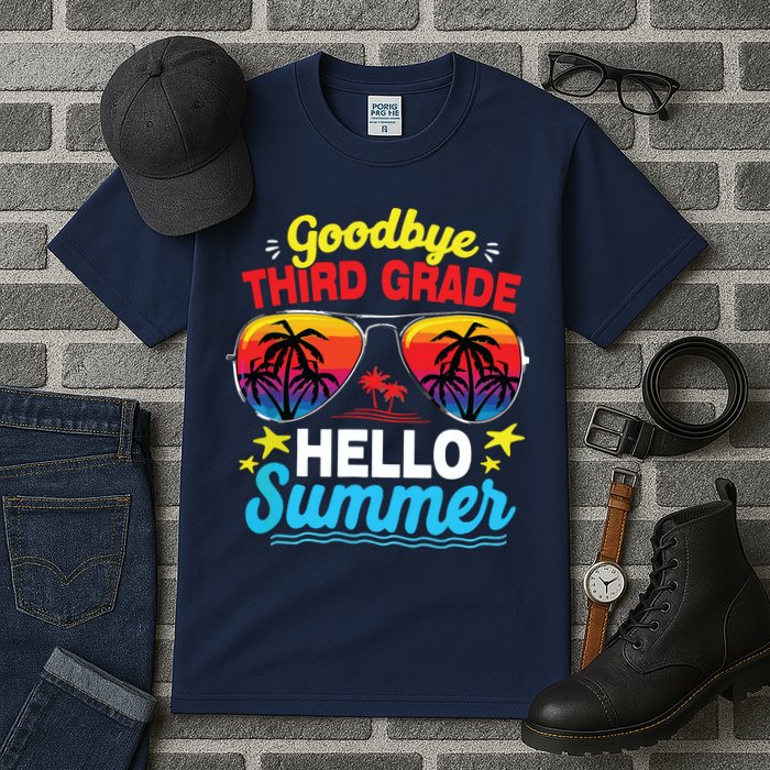Goodbye 3rd Grade Hello Summer Graduation Last Day Of School Tall T-Shirt