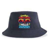 Goodbye 3rd Grade Hello Summer Graduation Last Day Of School Sustainable Bucket Hat