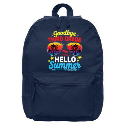 Goodbye 3rd Grade Hello Summer Graduation Last Day Of School 16 in Basic Backpack
