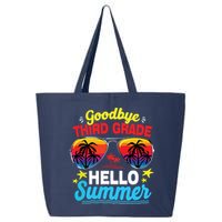 Goodbye 3rd Grade Hello Summer Graduation Last Day Of School 25L Jumbo Tote