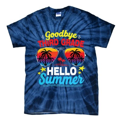 Goodbye 3rd Grade Hello Summer Graduation Last Day Of School Tie-Dye T-Shirt