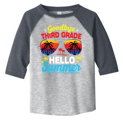 Goodbye 3rd Grade Hello Summer Graduation Last Day Of School Toddler Fine Jersey T-Shirt