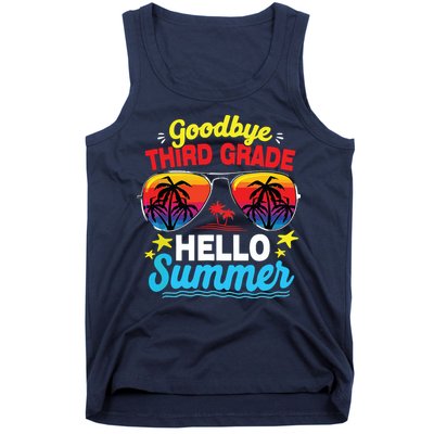 Goodbye 3rd Grade Hello Summer Graduation Last Day Of School Tank Top