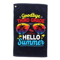 Goodbye 3rd Grade Hello Summer Graduation Last Day Of School Golf Towel