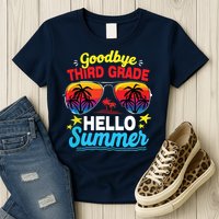 Goodbye 3rd Grade Hello Summer Graduation Last Day Of School Womens T-Shirt