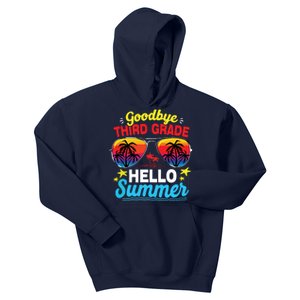 Goodbye 3rd Grade Hello Summer Graduation Last Day Of School Kids Hoodie