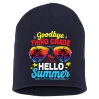 Goodbye 3rd Grade Hello Summer Graduation Last Day Of School Short Acrylic Beanie