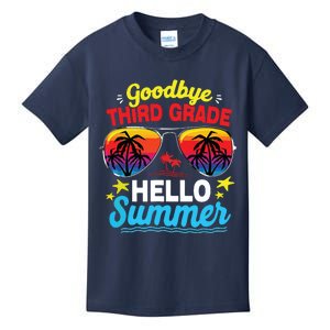 Goodbye 3rd Grade Hello Summer Graduation Last Day Of School Kids T-Shirt