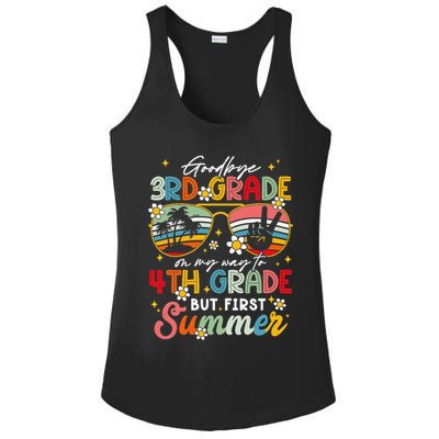 Goodbye 3rd Grade Graduation 2025 On My Way To 4th Grade Ladies PosiCharge Competitor Racerback Tank