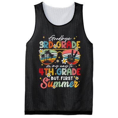 Goodbye 3rd Grade Graduation 2025 On My Way To 4th Grade Mesh Reversible Basketball Jersey Tank