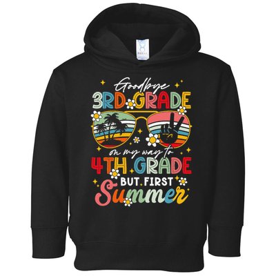 Goodbye 3rd Grade Graduation 2025 On My Way To 4th Grade Toddler Hoodie