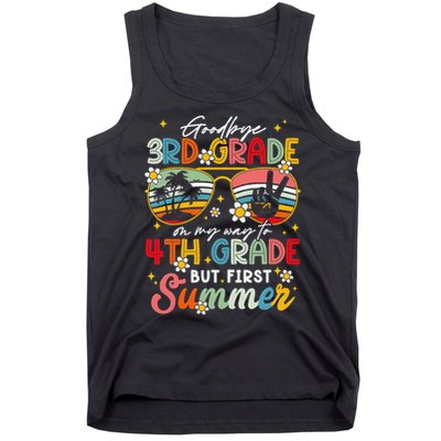Goodbye 3rd Grade Graduation 2025 On My Way To 4th Grade Tank Top