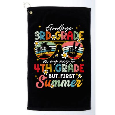 Goodbye 3rd Grade Graduation 2025 On My Way To 4th Grade Golf Towel