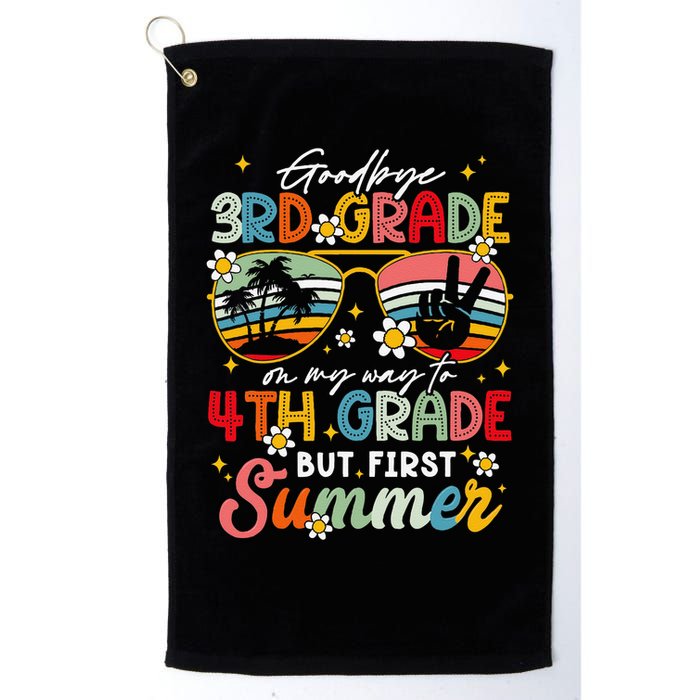 Goodbye 3rd Grade Graduation 2025 On My Way To 4th Grade Golf Towel