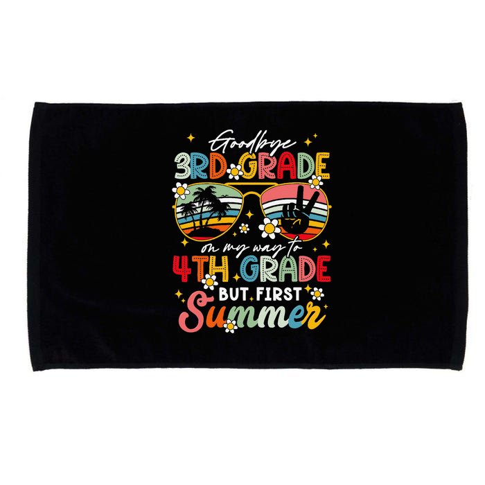 Goodbye 3rd Grade Graduation 2025 On My Way To 4th Grade Microfiber Hand Towel