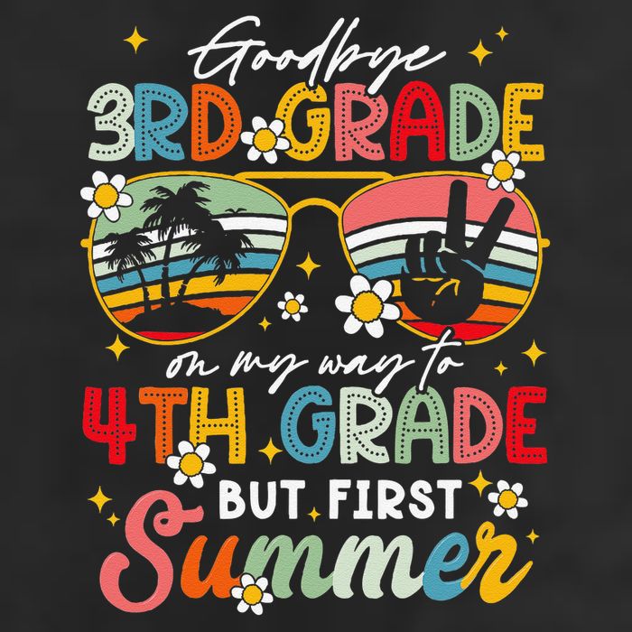 Goodbye 3rd Grade Graduation 2025 On My Way To 4th Grade Microfiber Hand Towel