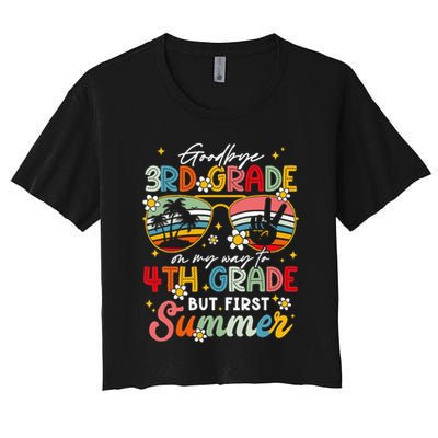 Goodbye 3rd Grade Graduation 2025 On My Way To 4th Grade Crop Top