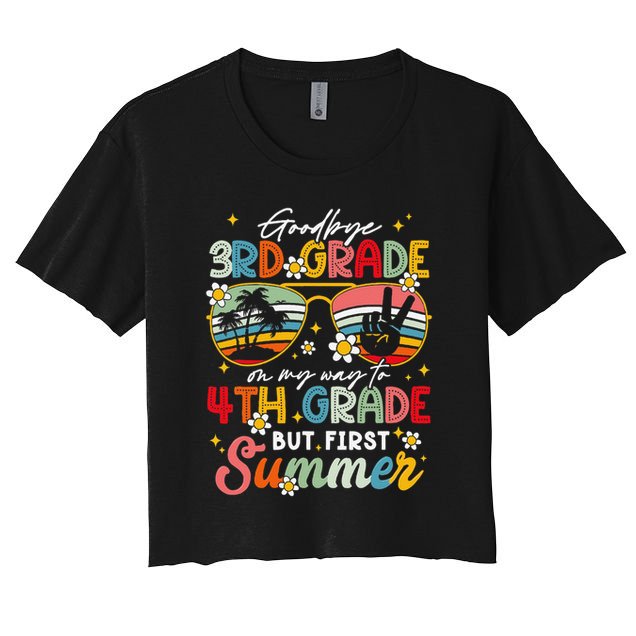 Goodbye 3rd Grade Graduation 2025 On My Way To 4th Grade Crop Top