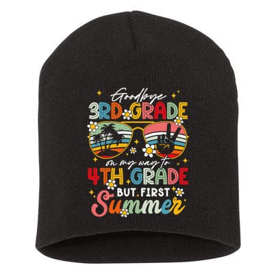 Goodbye 3rd Grade Graduation 2025 On My Way To 4th Grade Short Acrylic Beanie
