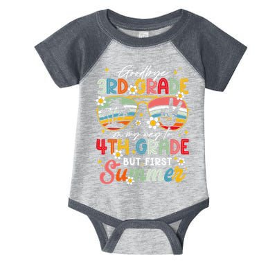 Goodbye 3rd Grade Graduation 2025 On My Way To 4th Grade Infant Baby Jersey Bodysuit