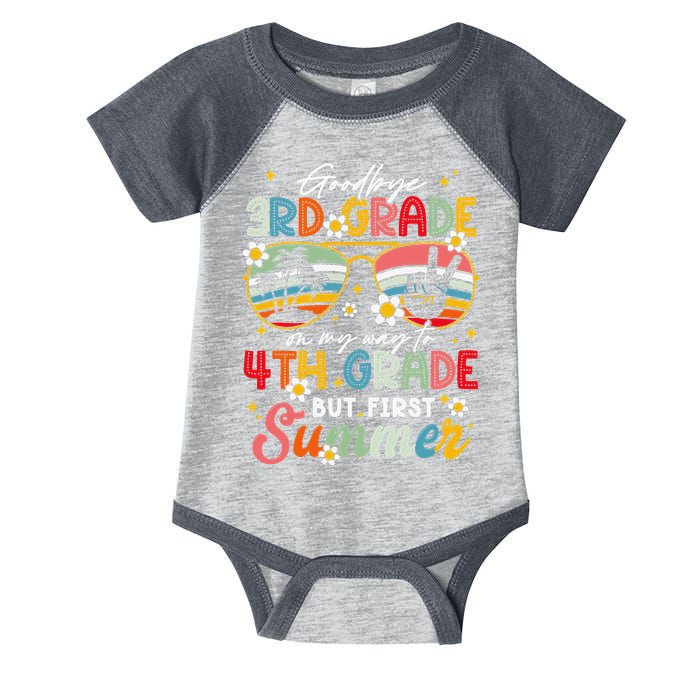 Goodbye 3rd Grade Graduation 2025 On My Way To 4th Grade Infant Baby Jersey Bodysuit