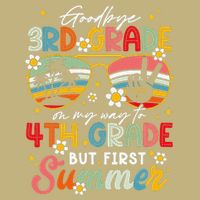 Goodbye 3rd Grade Graduation 2025 On My Way To 4th Grade Tall Long Sleeve T-Shirt