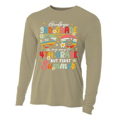 Goodbye 3rd Grade Graduation 2025 On My Way To 4th Grade Cooling Performance Long Sleeve Crew