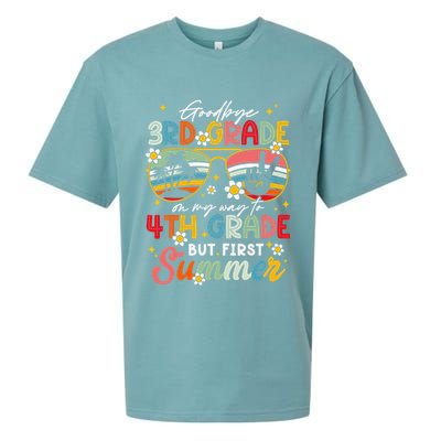 Goodbye 3rd Grade Graduation 2025 On My Way To 4th Grade Sueded Cloud Jersey T-Shirt