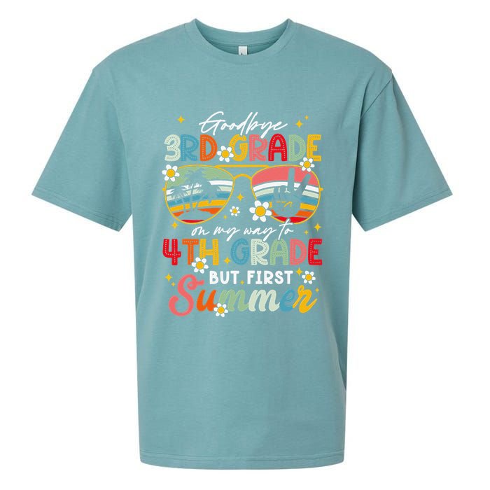 Goodbye 3rd Grade Graduation 2025 On My Way To 4th Grade Sueded Cloud Jersey T-Shirt