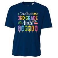 Goodbye 3rd Grade Hello Summer Popsicle Ice Last Day Cooling Performance Crew T-Shirt