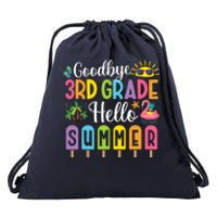 Goodbye 3rd Grade Hello Summer Popsicle Ice Last Day Drawstring Bag