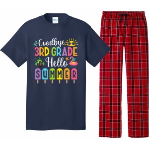 Goodbye 3rd Grade Hello Summer Popsicle Ice Last Day Pajama Set