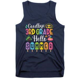 Goodbye 3rd Grade Hello Summer Popsicle Ice Last Day Tank Top