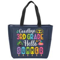 Goodbye 3rd Grade Hello Summer Popsicle Ice Last Day Zip Tote Bag