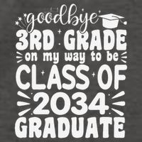 Goodbye 3rd Grade Clas Of 2034 Graduate 3rd Grade Vector Backpack