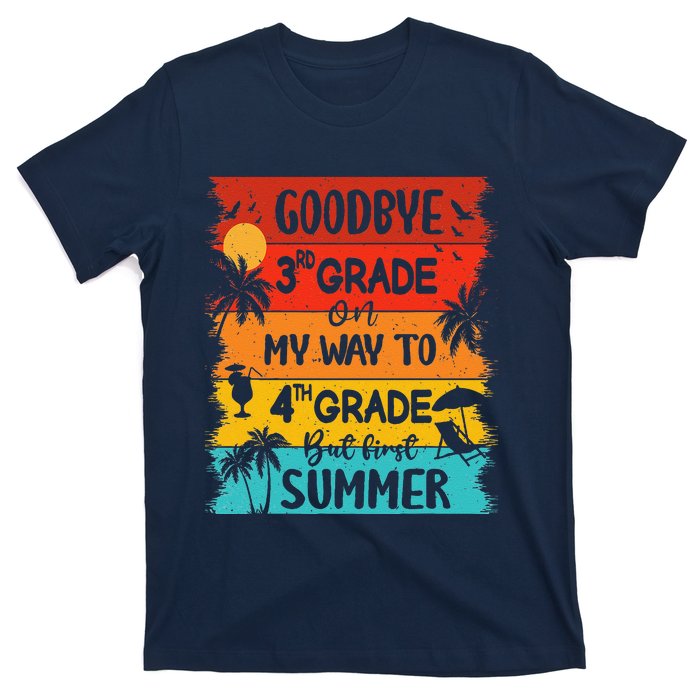 Goodbye 3rd Grade Hello Summer Last Day Of School Graduation T-Shirt