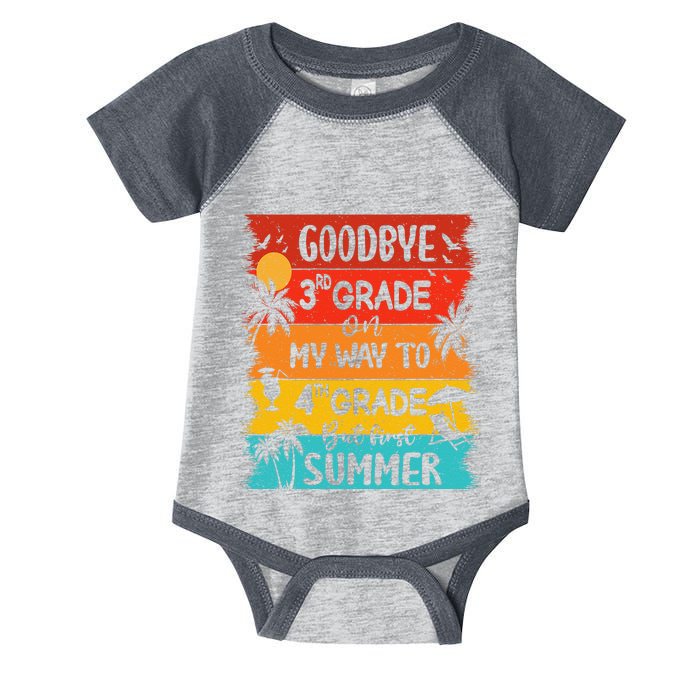 Goodbye 3rd Grade Hello Summer Last Day Of School Graduation Infant Baby Jersey Bodysuit