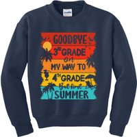 Goodbye 3rd Grade Hello Summer Last Day Of School Graduation Kids Sweatshirt