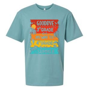 Goodbye 3rd Grade Hello Summer Last Day Of School Graduation Sueded Cloud Jersey T-Shirt